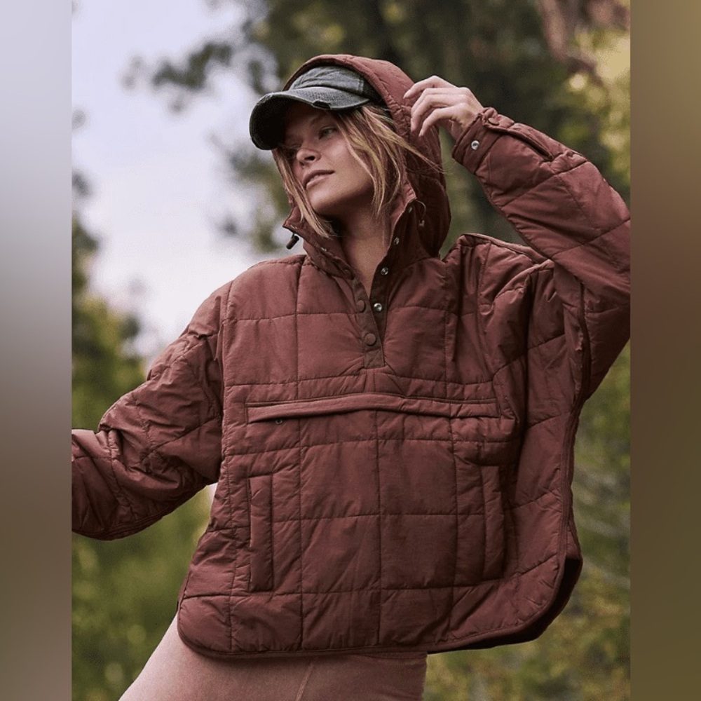 Free People Pippa Packable Pullover Puffer - twin peaks XL